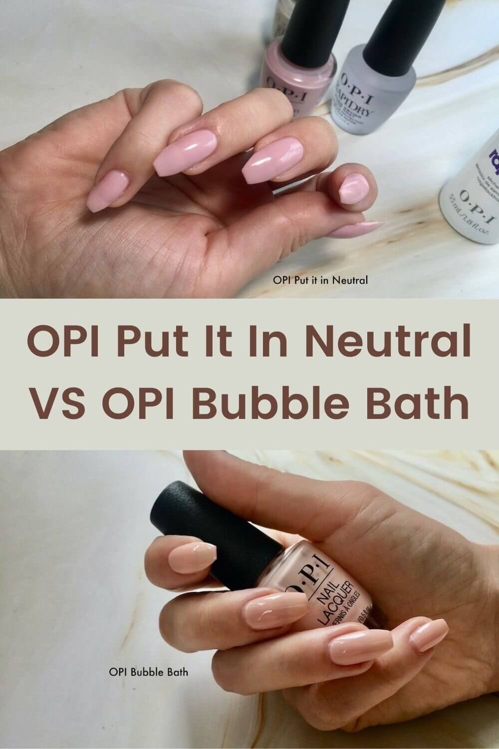 Opi put it in neutral cheap gel